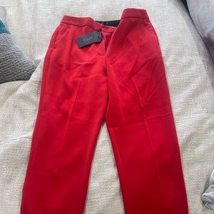 Rag and Bone NWT red slacks